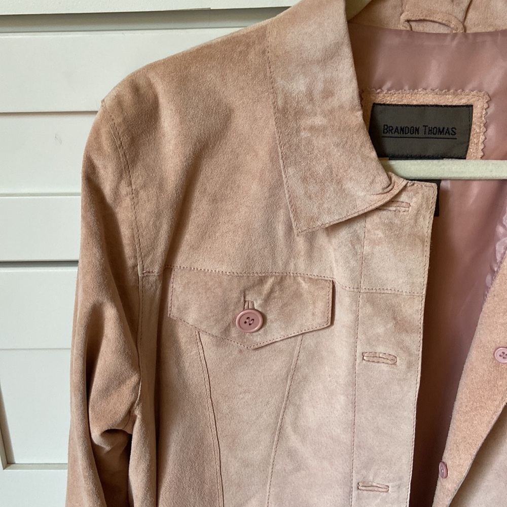 Brandon Thomas Suede Jacket M - Picture 3 of 4